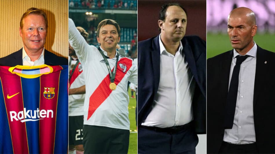 Confira 30 ídolos dos anos 90/2000 que já dirigiram o clube onde brilharam