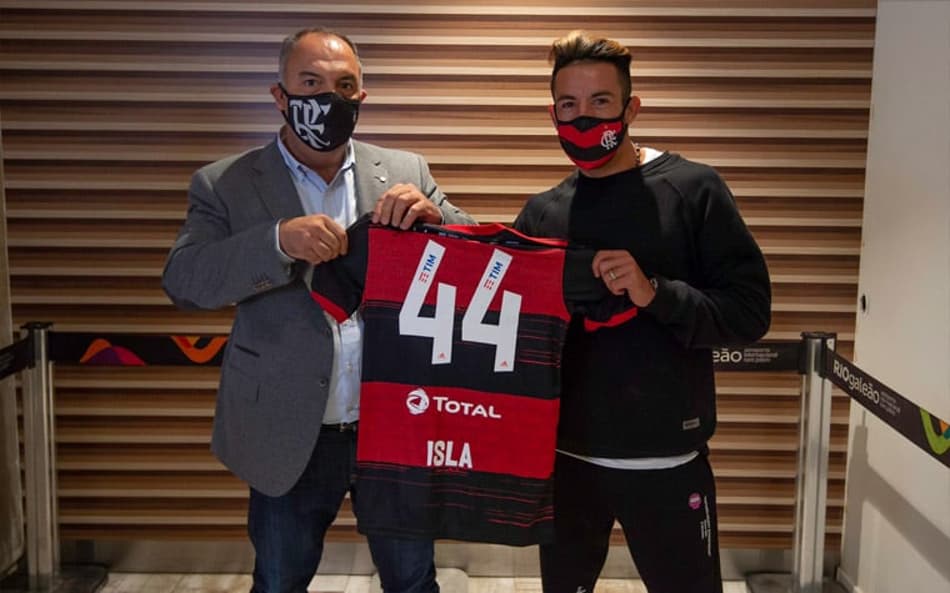 Braz, sobre Isla: ‘Esperamos que tenha êxito no Flamengo e que, em 2021, a gente continue ganhando’