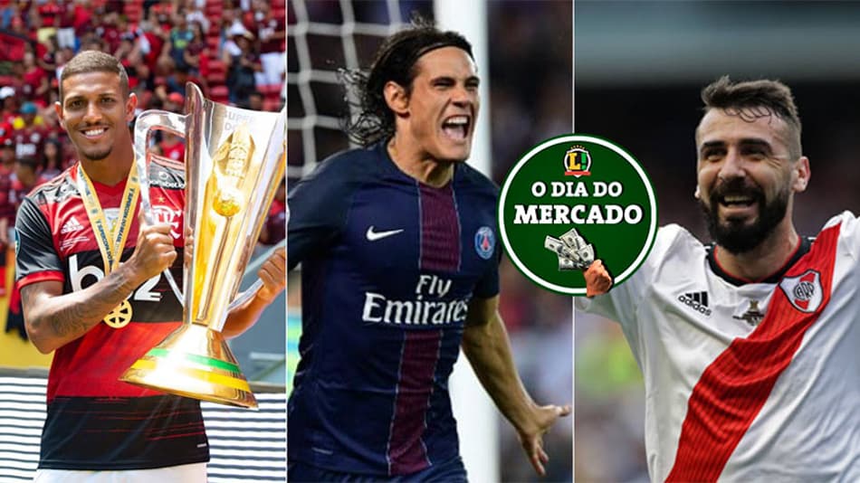 Manhã do Mercado: Joia do Fla na mira da Europa, futuro de Cavani, novidades sobre Pratto…