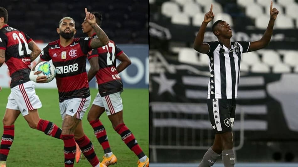 Montagem - Gabigol e Matheus Babi