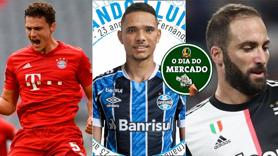 Manhã do mercado: PSG de olho em atleta do Bayern, Grêmio anuncia Luiz Fernando e Higuaín deve deixar a Juventus