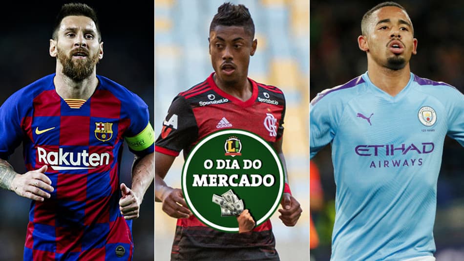 O dia do mercado: Pressão no Barcelona por Messi, Flamengo rejeita proposta por Bruno Henrique e Jesus pode deixar o City
