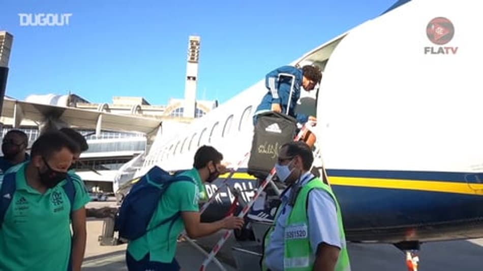 Veja os bastidores da vitória do Flamengo sobre o Santos