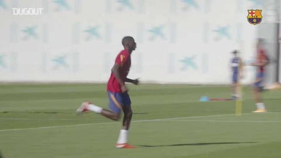 Veja o primeiro treino de Koeman como técnico do Barcelona