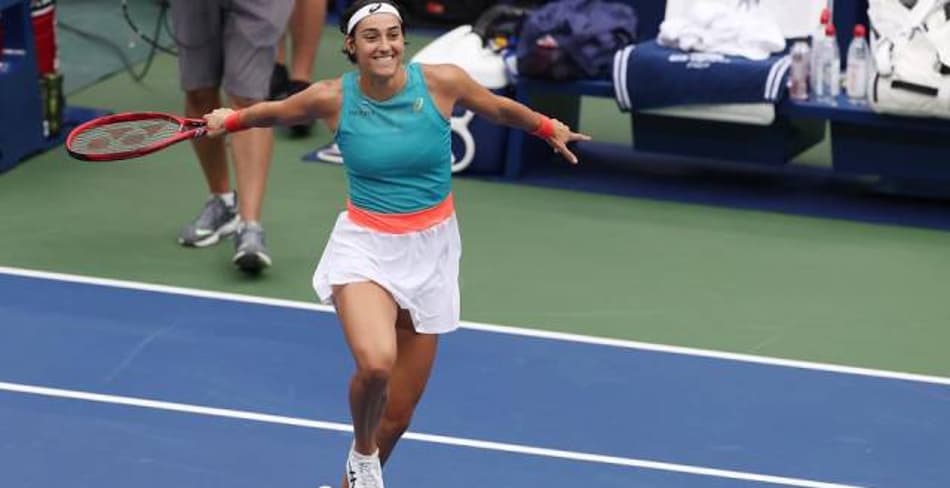 Caroline Garcia celebra maior vitória da carreira em Nova York