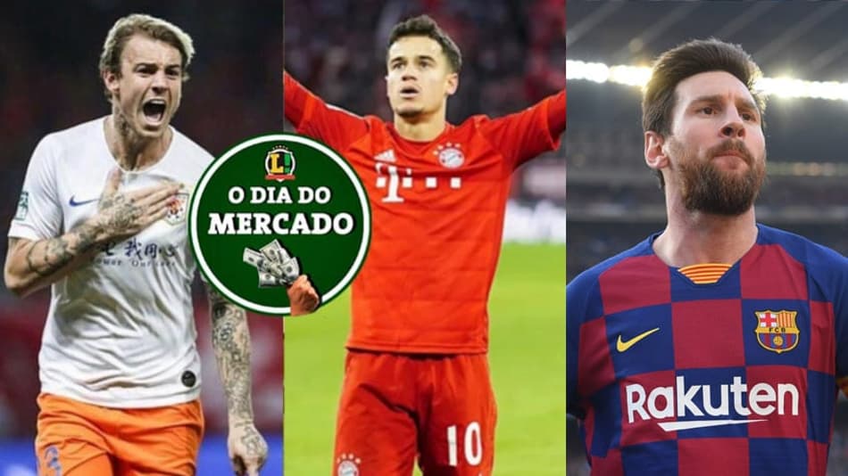 Dia do Mercado: Róger Guedes de saída da China, futuro de Coutinho, pai de Messi tem reunião com o Barça
