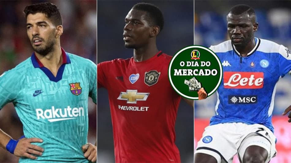 Dia do Mercado: Suárez perto da Itália, futuro de Pogba, City de olho em zagueiro…