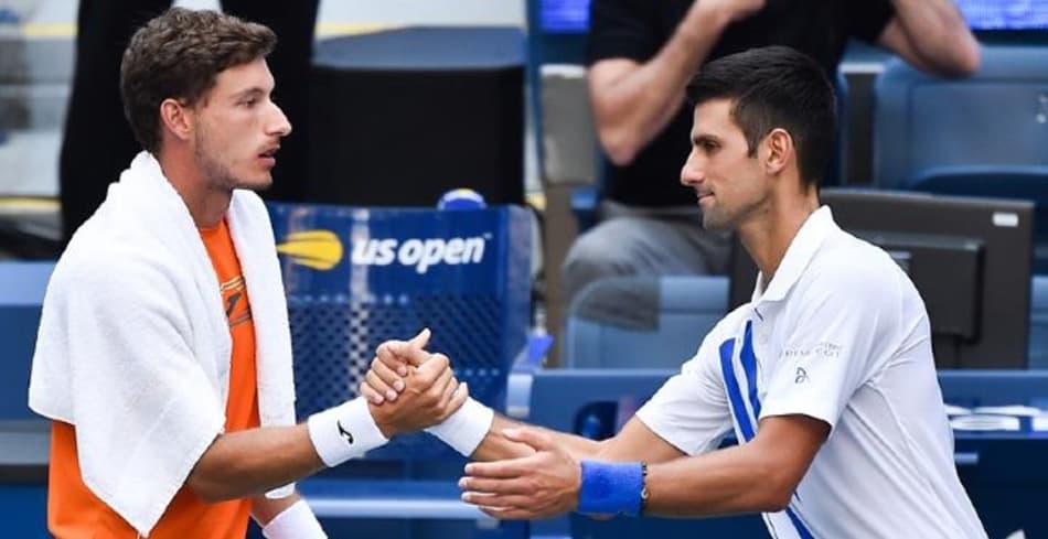 Novak Djokovic e Pablo Carreño