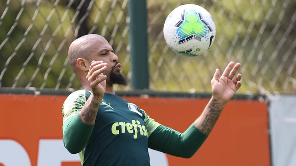 Felipe Melo espera retorno ‘o mais breve possível’ ao Palmeiras