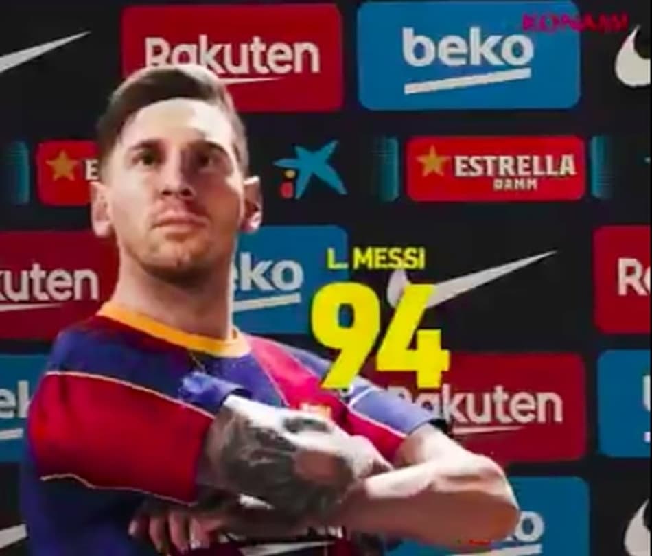 Messi terá força 94 no PES2021! Veja a evolução do craque do Barcelona no game