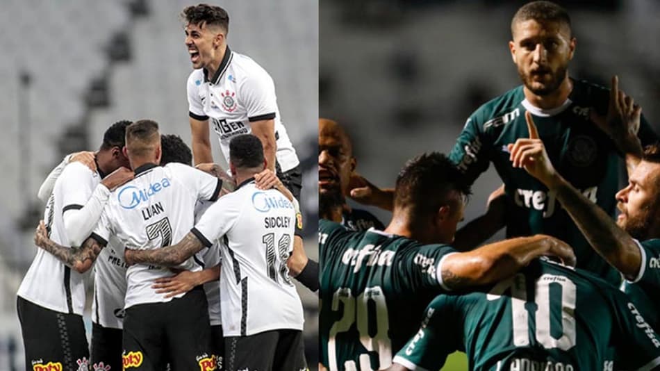 Dérbi! Quem tem o melhor time: Corinthians ou Palmeiras? Escolha!