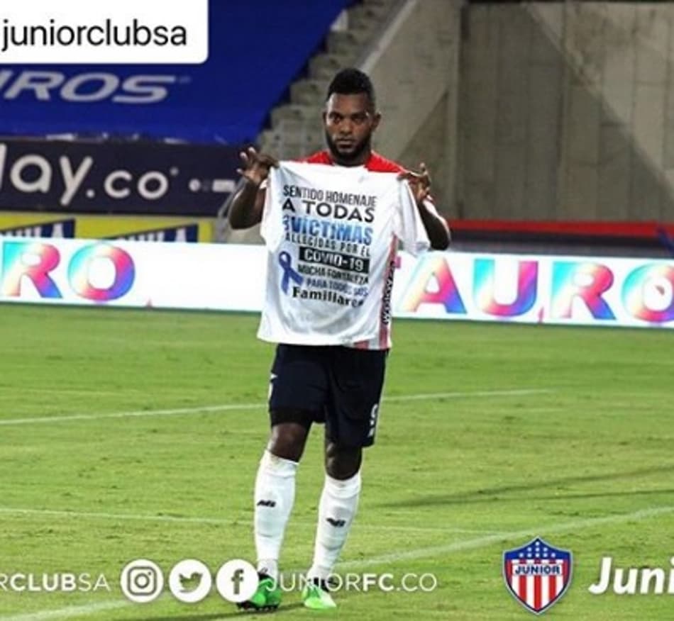 Borja marca gol e comemoração viraliza na Colômbia