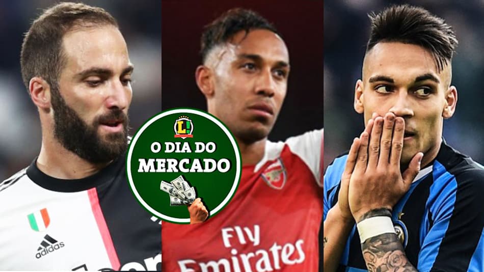Higuaín de saída, Aubameyang em casa, Lautaro blindado… A Manhã do Mercado
