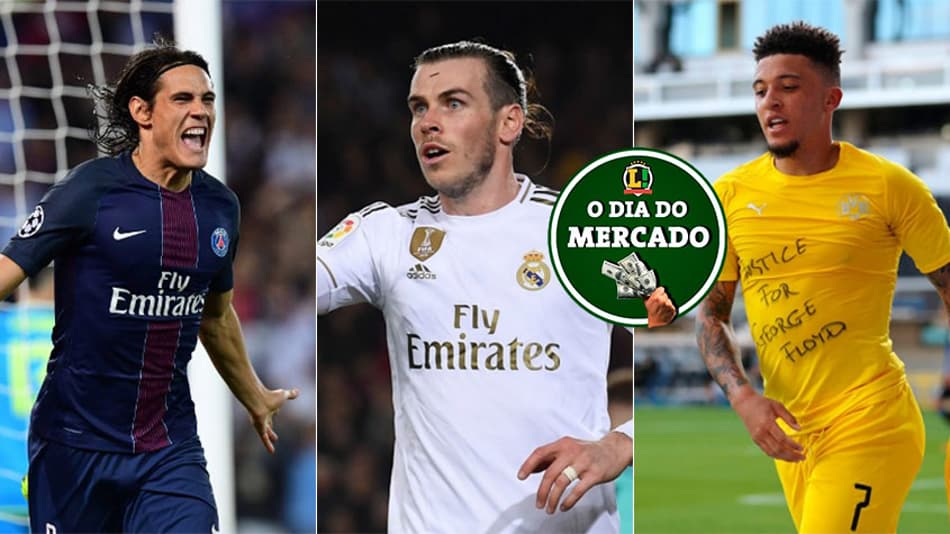 Dia do Mercado: Cavani pode jogar na Espanha, ingleses atrás de Bale, futuro de Sancho…
