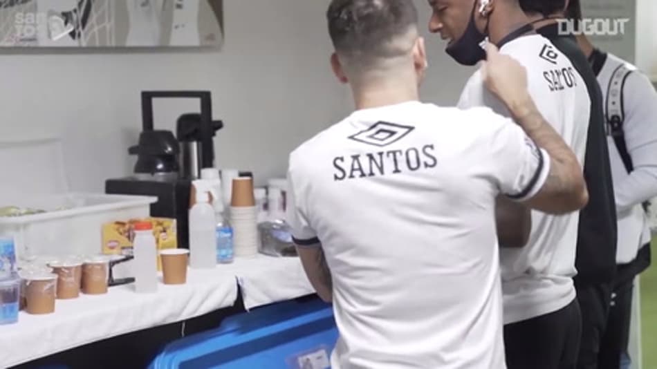 VÍDEO: Veja os bastidores do empate de Santos e Olimpia na Libertadores