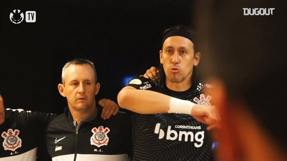 VÍDEO: Assista ao discurso de Cássio antes da vitória do Corinthians