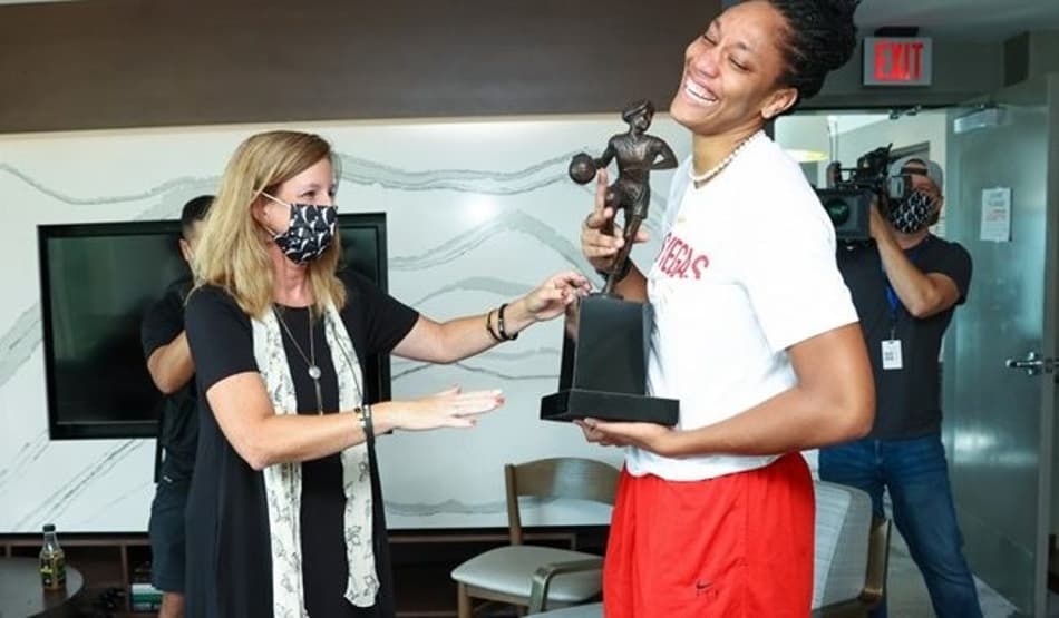 A’ja Wilson é eleita MVP da WNBA