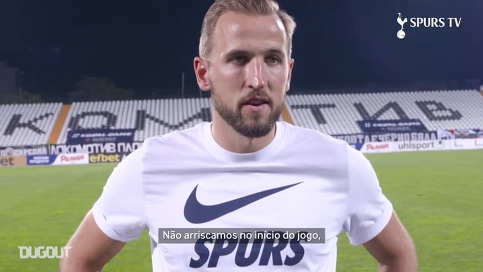 ‘Precisamos melhorar’, diz Kane após vitória do Tottenham na Liga Europa