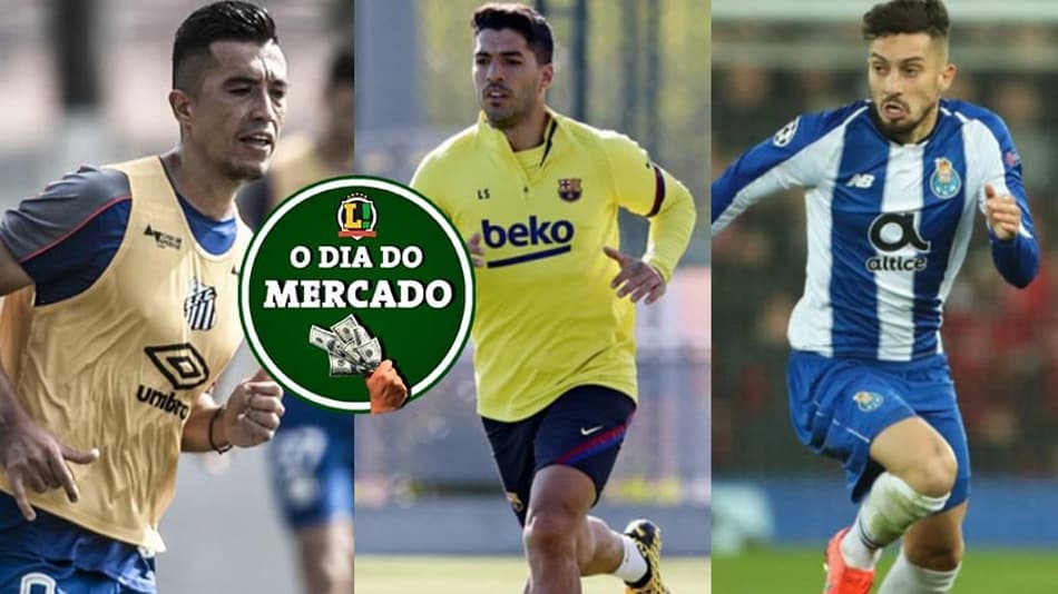 Manhã do Mercado: Atacante de saída do Santos, novidades de Suárez, Alex Telles perto da Inglaterra…
