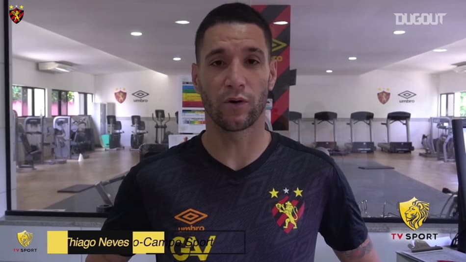 Trio de peso? Thiago Neves afirma querer jogar com Diego Souza e André no Sport