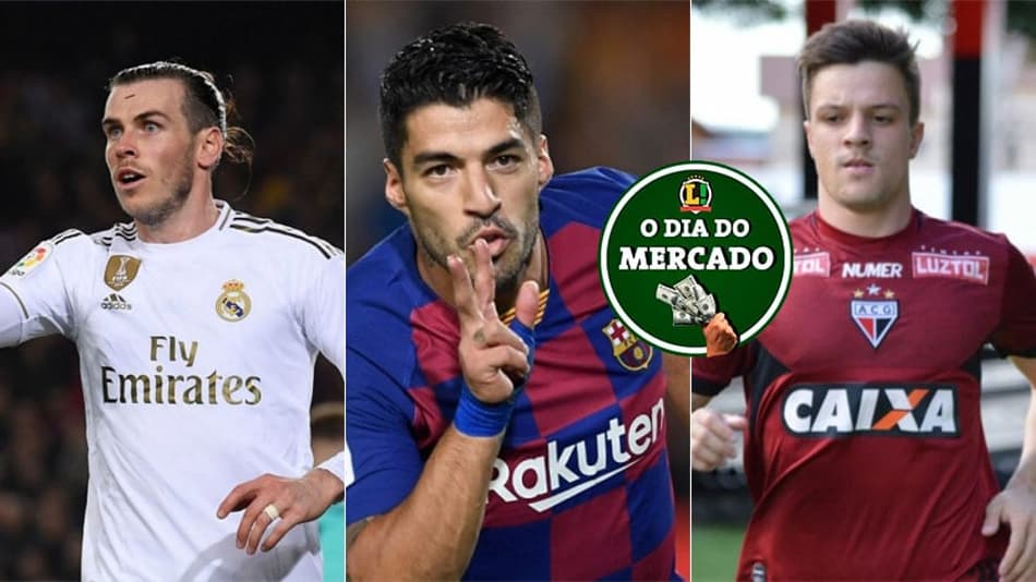 O dia do mercado: Bale retorna ao Tottenham, Pirlo fala sobre Suárez na Juve, Athletico perto de Renato Kayser…