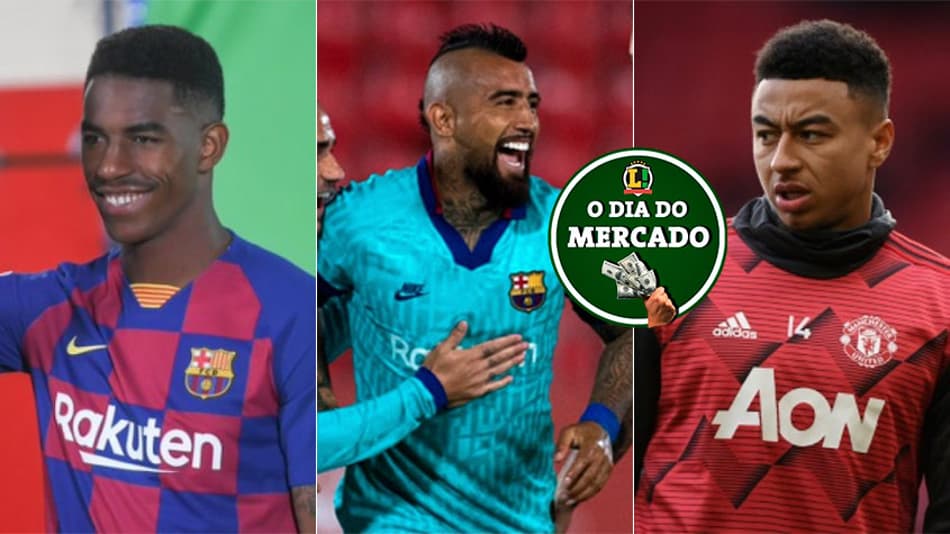 O dia do mercado: Barcelona perto de emprestar cinco jogadores, Inter anuncia Vidal, Tottenham mira Jesse Lingard…