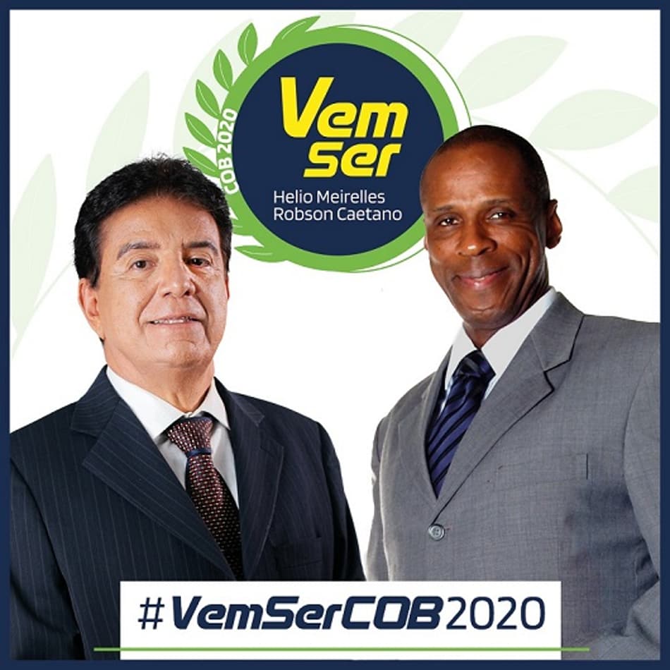 Hélio Meirelles e Robson Caetano lideram a chapa Vem Ser (Foto: Divulgação)