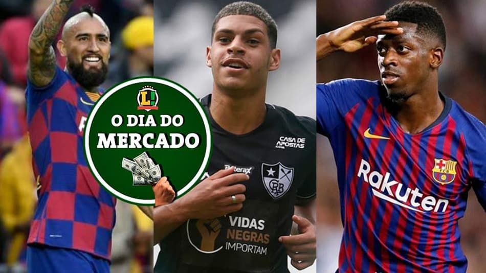 Vidal na Itália, joia do Botafogo na França, Dembélé desejado… A Manhã do Mercado