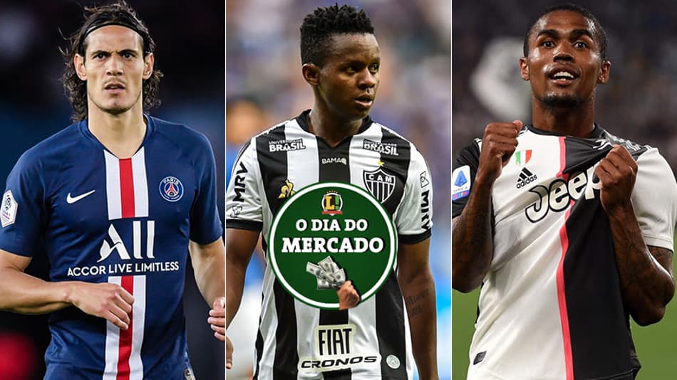 Dia do Mercado: Proposta do Grêmio por Cavani, novidades sobre Cazares, futuro de Douglas Costa…