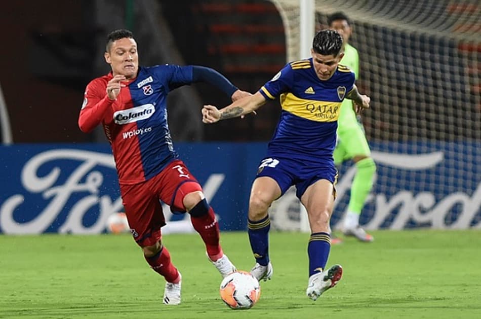 Com gol de Salvio no fim, Boca Juniors derrota o Independiente Medellín e se aproxima da classificação