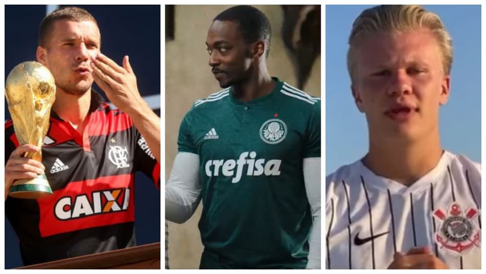 "Vingador" palmeirense! Veja famosos que têm carinho por clubes brasileiros