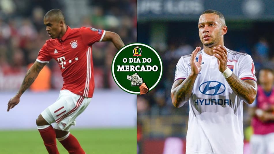O dia do mercado: Douglas Costa voltando para o Bayern e Depay perto de assinar com o Barcelona