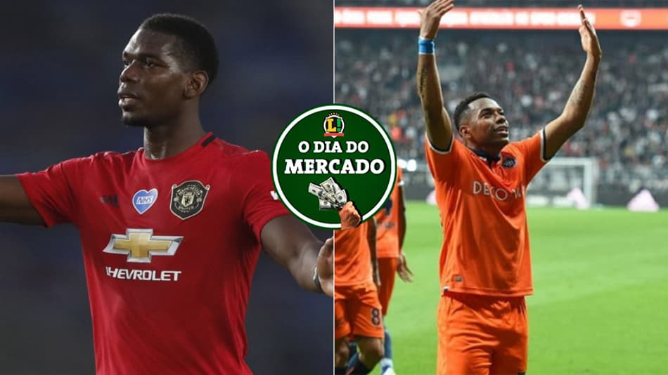 Pogba sonha com o Real Madrid e Robinho perto do Peixe. Confira o Dia do Mercado!