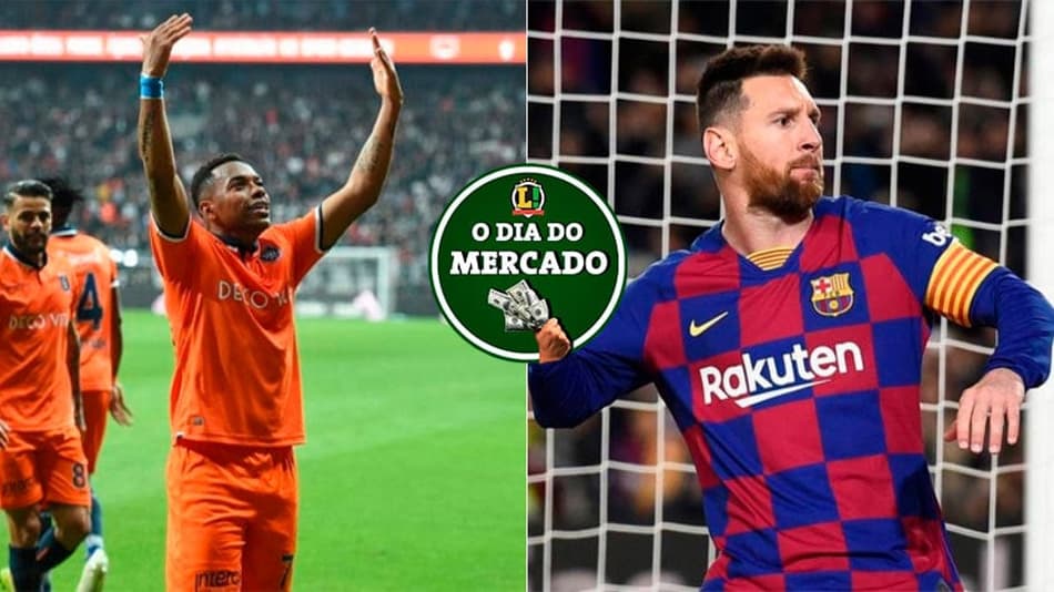 Robinho volta a falar com o Santos, City sonhando com Messi… O Dia do Mercado