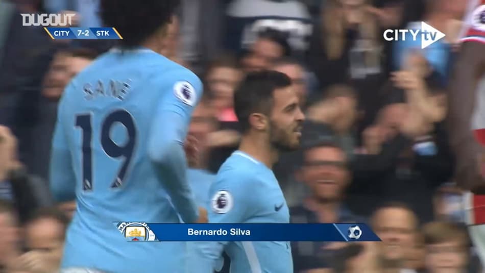 Primeiro gol de Bernardo Silva pelo City completa três anos. Assista!