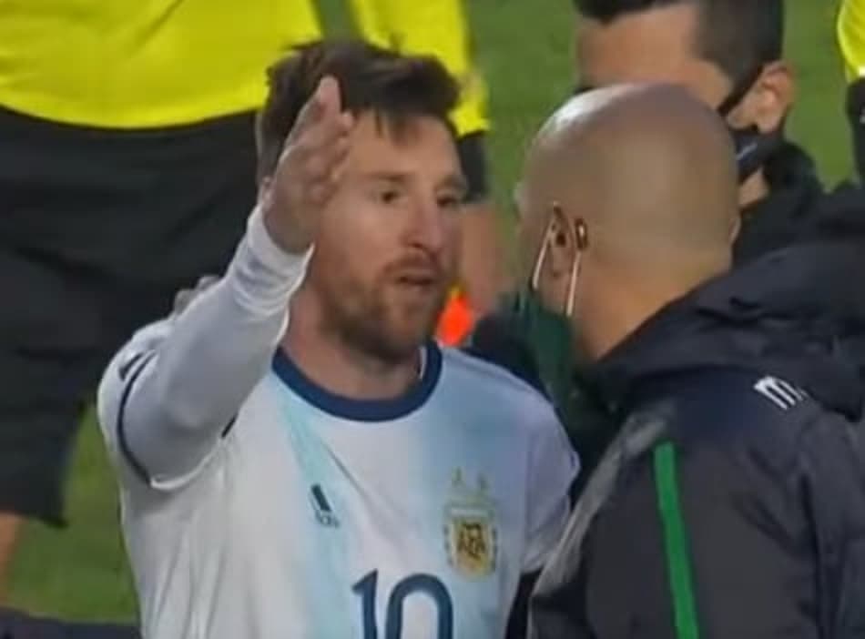 Preparador físico da Bolívia lamenta discussão pós-jogo com Messi