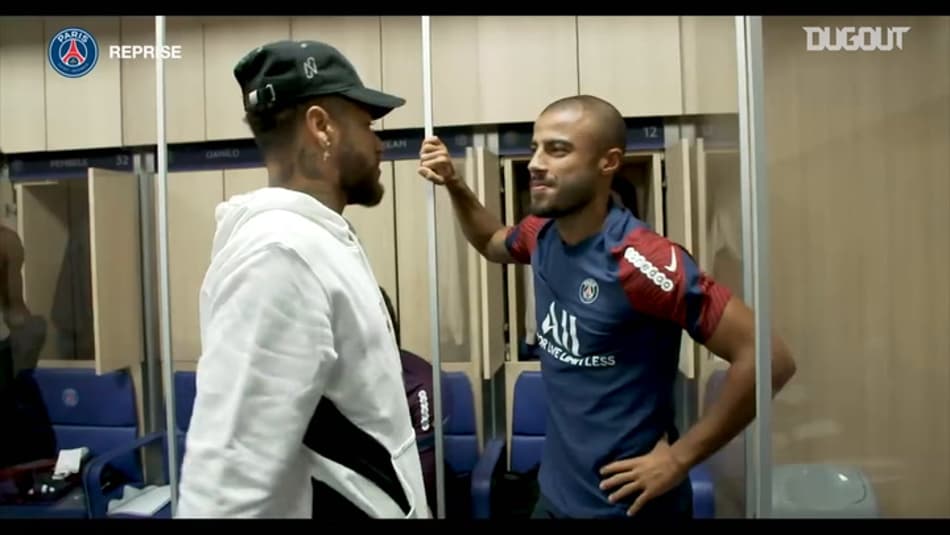 VÍDEO: Neymar e Rafinha Alcântara se encontram pela 1ª vez no PSG