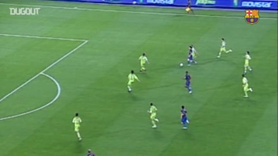 VÍDEO: Relembre golaço de Messi contra o Getafe em 2007