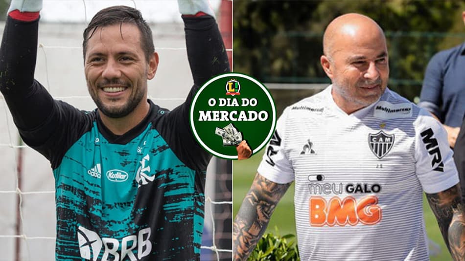 Diego Alves definindo futuro, Sampaoli cobiçado e muito mais… Veja o Dia do Mercado