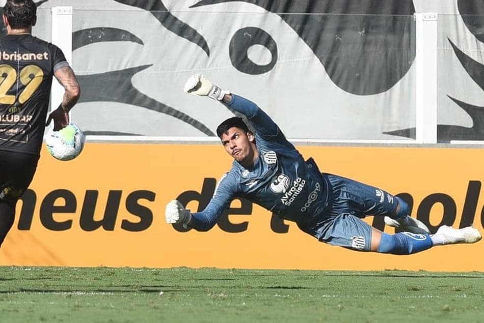 Goleiro valoriza 0 a 0 do Santos com Ceará: ‘Temos tudo para ganhar lá’