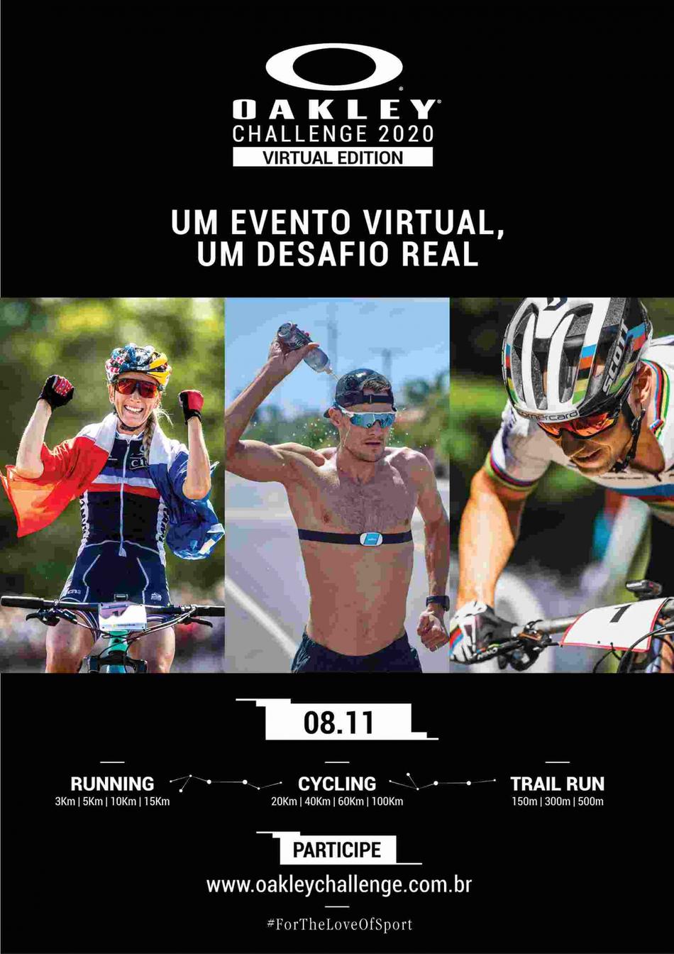 Pela pandemia, desafio em três categorias será feito de forma digital