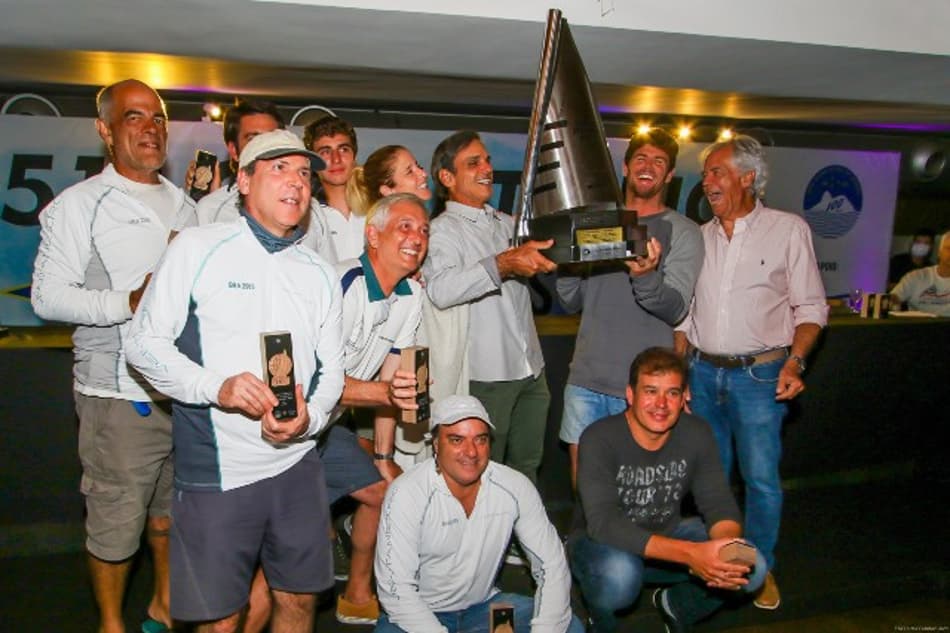 Tripulação Ventaneiro 3 premiação Brasileiro ORC Vela