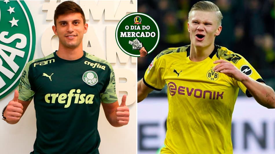 Novo reforço no Palmeiras, Haaland definindo futuro… Veja o Dia do Mercado