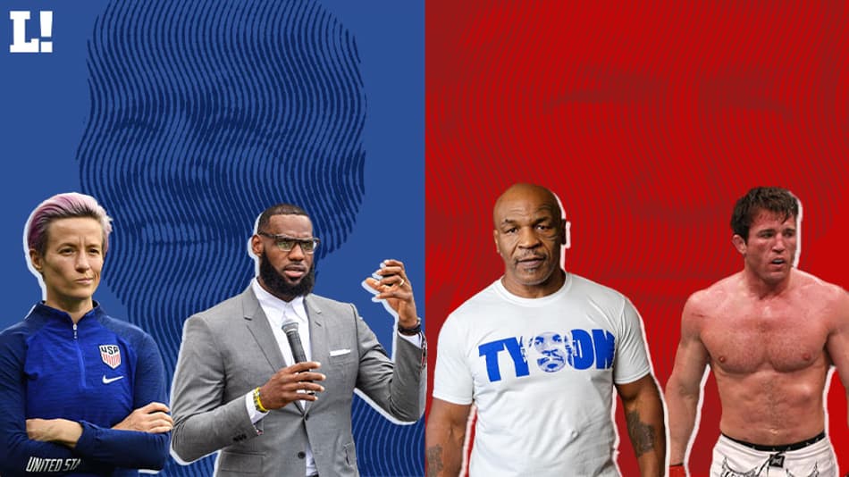 Eleição nos EUA: país dividido, esporte dividido! Veja quem declarou voto em Trump e em Biden