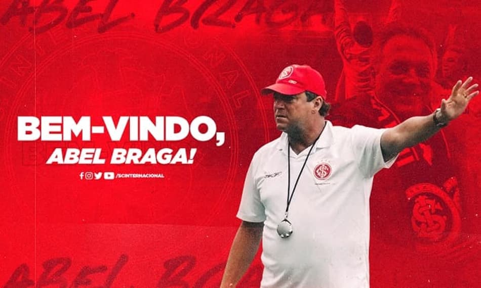 De volta! Abel Braga é oficializado como técnico do Internacional