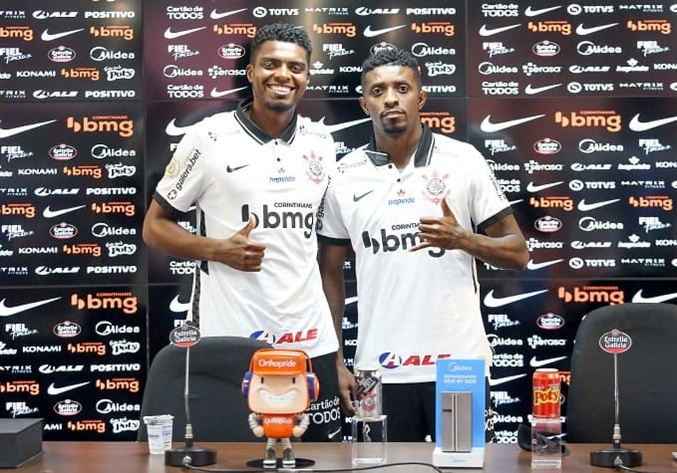 Apresentados pelo Corinthians, Jemerson e Jonathan Cafú avisam: ‘Vamos dar alegria aos corintianos’
