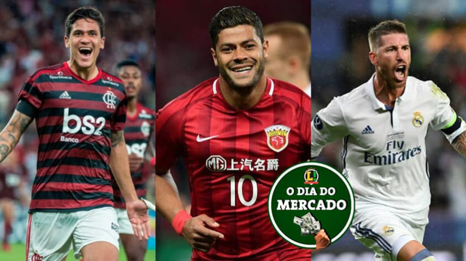 Pedro pode sair do Flamengo, Hulk ficando sem clube, Sergio Ramos deixando o Real… Veja o Dia do Mercado!