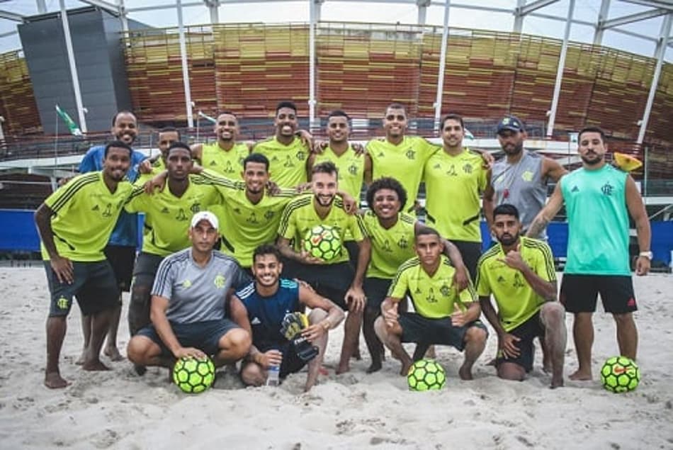 Em busca de título inédito, Flamengo estreia no Campeonato Brasileiro de Beach Soccer nesta quarta