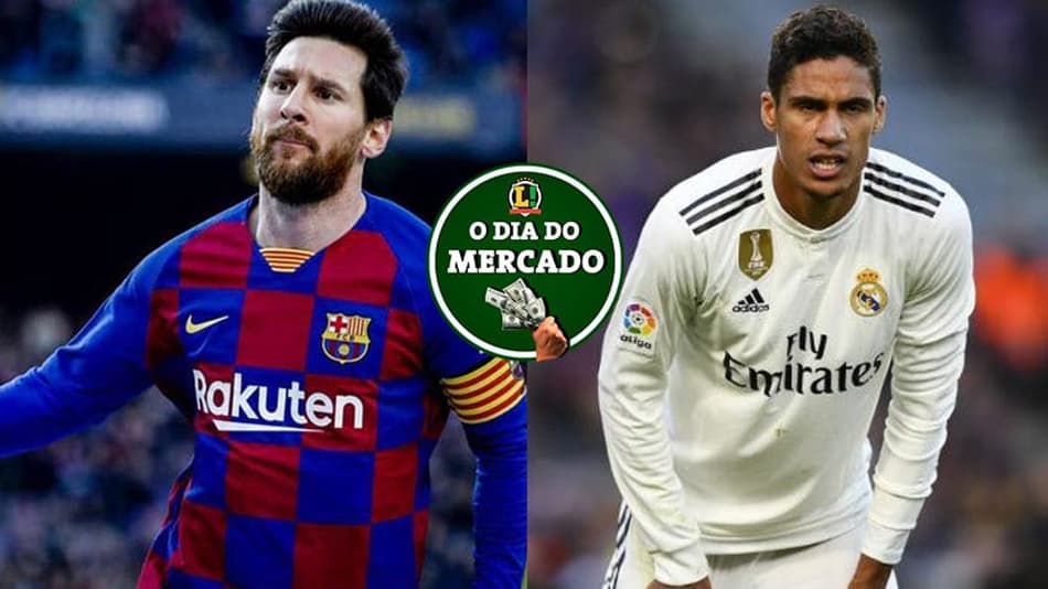 Messi insatisfeito no Barcelona, Varane pode jogar na Inglaterra… Veja o Dia do Mercado!