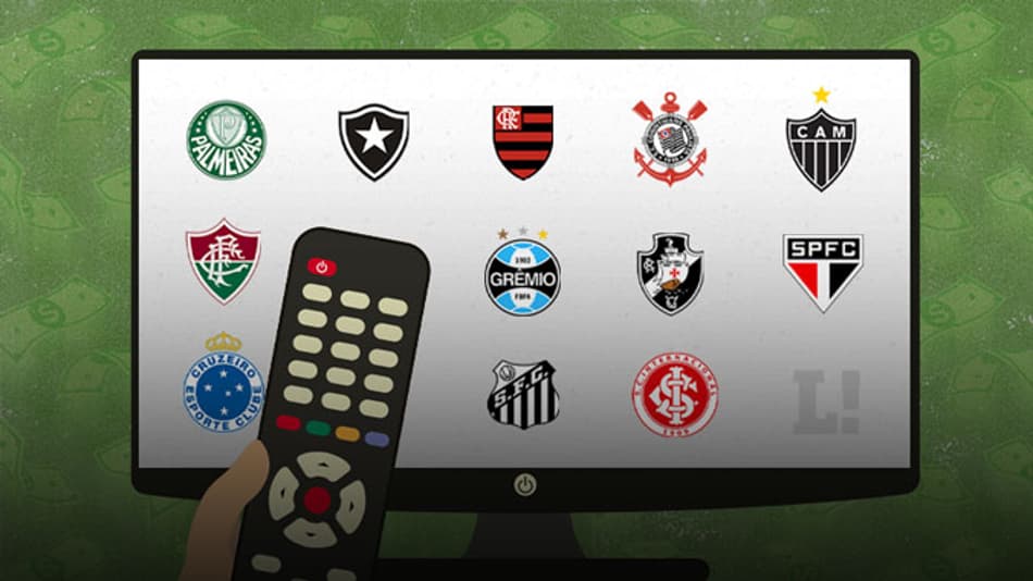 Dinheiro no bolso! Estudo mostra os clubes que mais faturaram grana na TV de 2010 a 2019